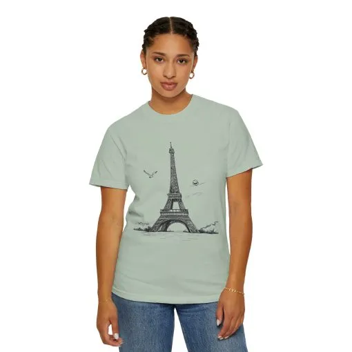 Eiffel Tower Graphic Unisex T-Shirt - Vintage Parisian Style - Image 20