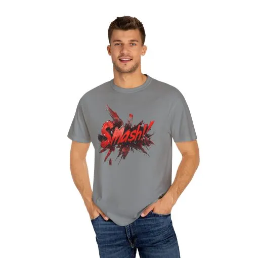 Unisex Smash Graphic T-Shirt – Trendy Casual Wear for Game Lovers - Image 3