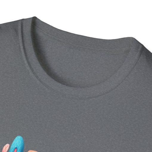 Happy Easter Unisex Softstyle T-Shirt - Fun Spring Bunny Design - Image 17