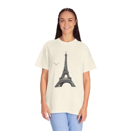 Eiffel Tower Graphic Unisex T-Shirt - Parisian Style Tee - Image 4