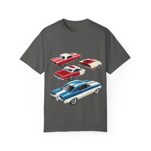 Classic Muscle Car Graphic Unisex T-Shirt – Perfect Gift for Auto Enthusiasts & Retro Lovers - Image 9