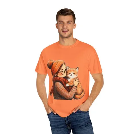 Elegantly Flowing Dance Silhouette Unisex Garment-Dyed T-Shirt - Image 14