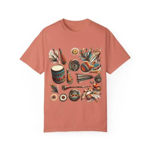 Unisex Garment-Dyed T-Shirt with Vibrant Musical Design | Perfect for Music Lovers & Festivals - Image 9