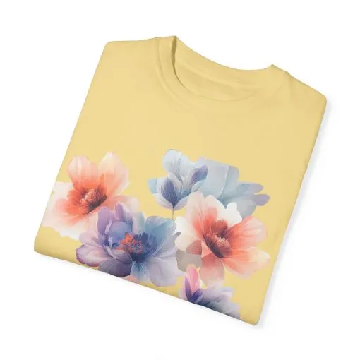 Floral Print Unisex T-Shirt - Perfect for Spring and Casual Occasions - Image 14