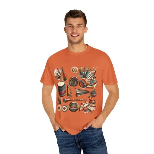 Unisex Garment-Dyed T-Shirt with Vibrant Musical Design | Perfect for Music Lovers & Festivals - Image 19