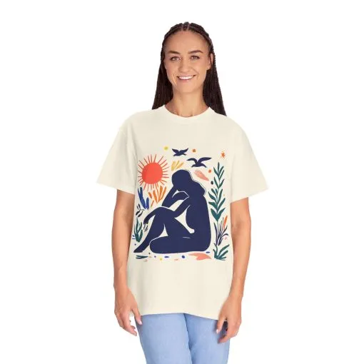 Eco-Friendly Unisex Graphic T-Shirt - Nature-Inspired Design for Mindfulness - Image 7