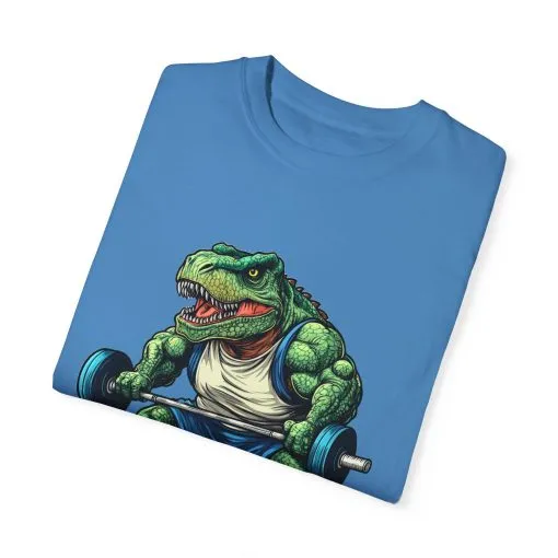 Gym Dinosaur Unisex Garment-Dyed T-Shirt - Fitness Tee for Workout Enthusiasts - Image 31
