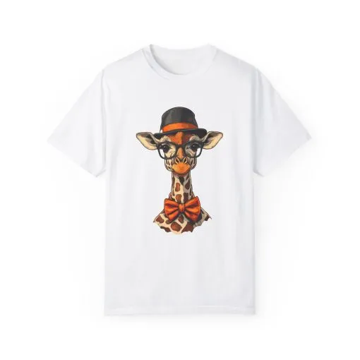 Stylish Giraffe Graphic Unisex T-Shirt - Fun and Trendy Apparel for Animal Lovers - Image 5