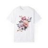 Floral Bouquet Unisex Garment-Dyed T-Shirt - Perfect for Spring Celebrations