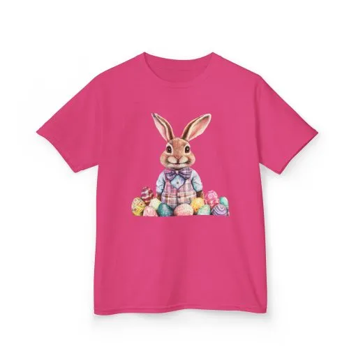 Easter Bunny Kids Heavy Cotton™ Tee - Cute Easter Celebration Shirt - Image 29