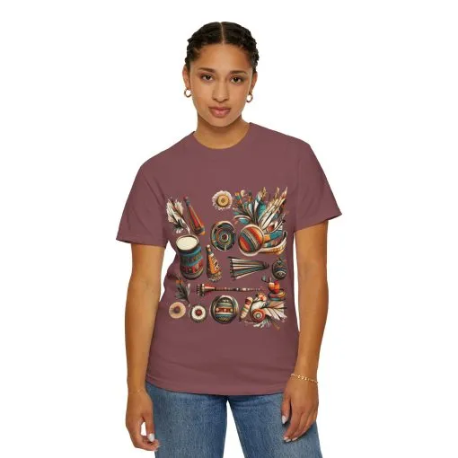 Unisex Garment-Dyed T-Shirt with Vibrant Musical Design | Perfect for Music Lovers & Festivals - Image 16