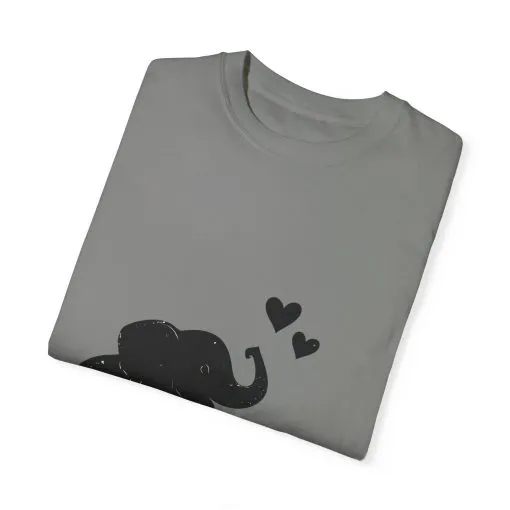 Heartwarming Elephant Love Unisex T-Shirt - Image 38