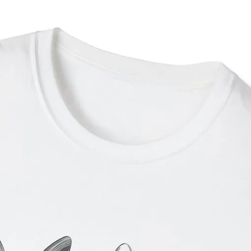 Cute Bunny Love Unisex Softstyle T-Shirt for Easter Celebrations - Image 2