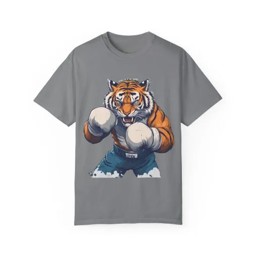 Fierce Tiger Graphic Unisex T-Shirt - Bold Boxing Design - Image 8