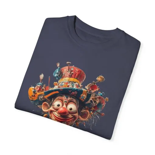 Whimsical Artist Unisex Garment-Dyed T-Shirt - Colorful Character Design - Image 52
