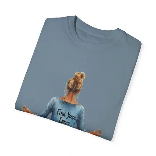 Find Your Inner Peace Unisex Garment-Dyed T-Shirt - Image 30