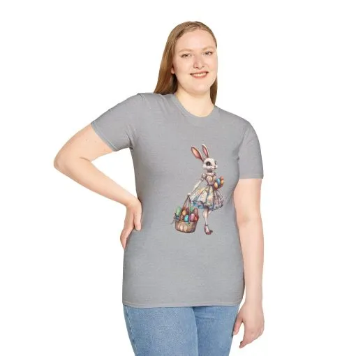 Easter Bunny Softstyle Unisex T-Shirt - Cute Spring Design for Holiday Celebrations - Image 20