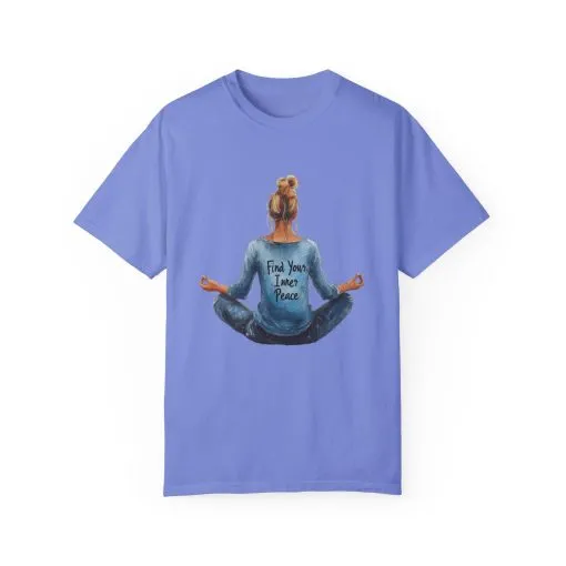 Find Your Inner Peace Unisex Garment-Dyed T-Shirt - Image 13