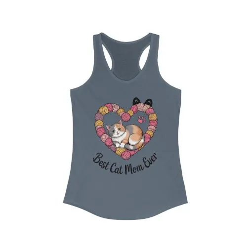 Best Cat Mom Ever Tank Top, Cat Lover Gift, Pet Mom Shirt, Funny Cat Tank, Mother's Day Gift, Mother's Day Gift, Pet Mom Gift - Image 15