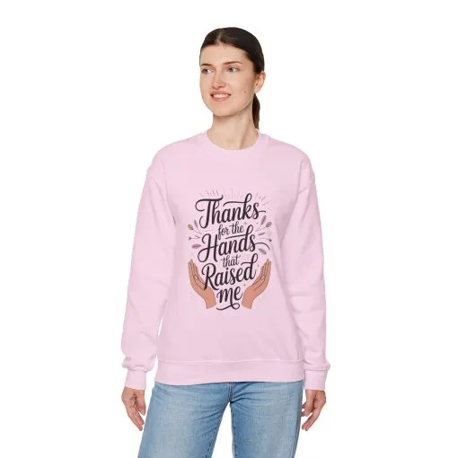 Thanks for the Hands That Raised Me Shirt, Mother's Day Gift, Appreciation Shirt for Mom, thankful mom tee - Image 28