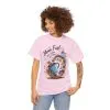 Mom Fuel Heavy Cotton Tee, Funny Coffee Lover T-Shirt, Gift for Moms, Mother's Day, Casual Wear, Pajama Top