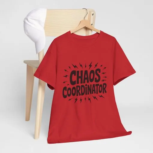 Chaos Coordinator Unisex Heavy Cotton Tee, Funny Graphic T-Shirt, Gift for Moms, Mom Life Graphic Tee, Mother's Day T-Shirt - Image 30